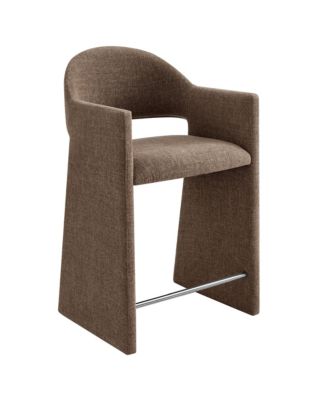 Talia 37 Inch Upholstered Fabric Counter Stool