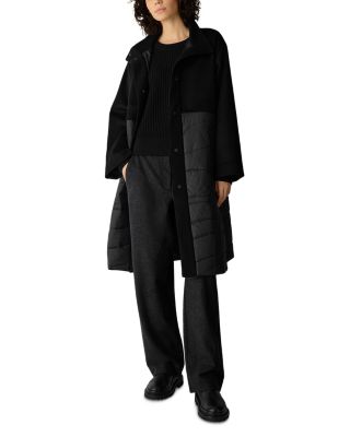 Mixed Media Coat - thumbnail 2
