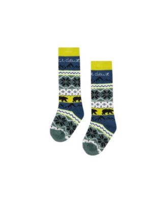 Boys' Merino Wool Padded Ski Socks - Little Kid, Big Kid