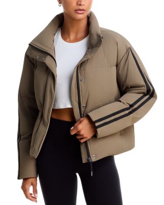 Maeve Side Stripe Puffer Jacket
