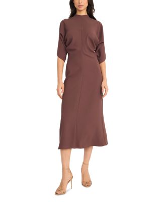 Crepe Midi Dress