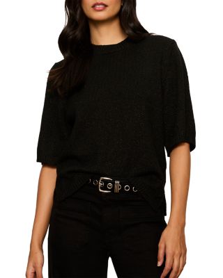 Sanctuary Perfect Sequin Short Sleeve Sweater