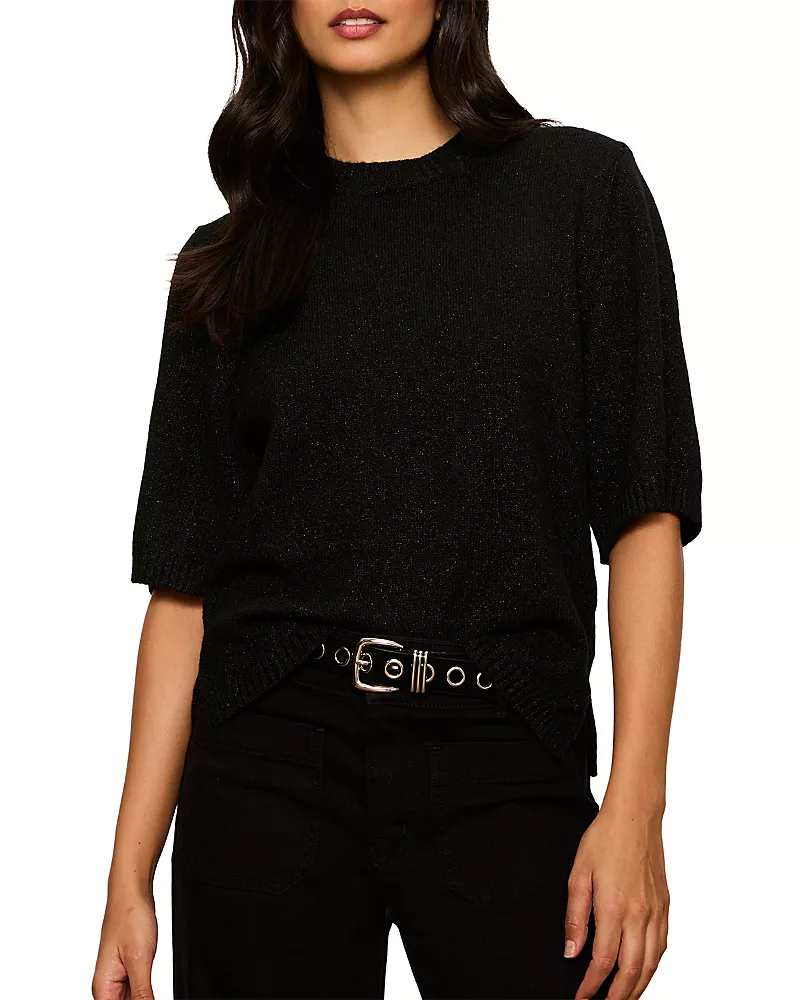 Sanctuary Perfect Sequin Short Sleeve Sweater