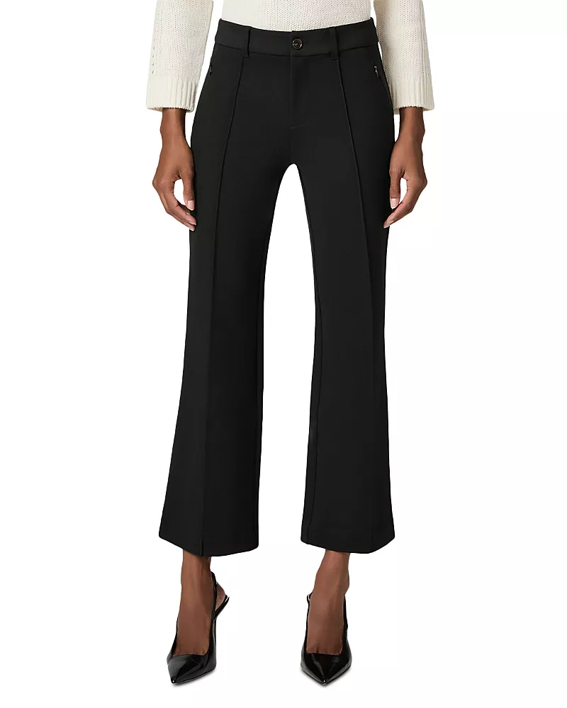Paige Monterey Ponte Cropped Flare Pants
