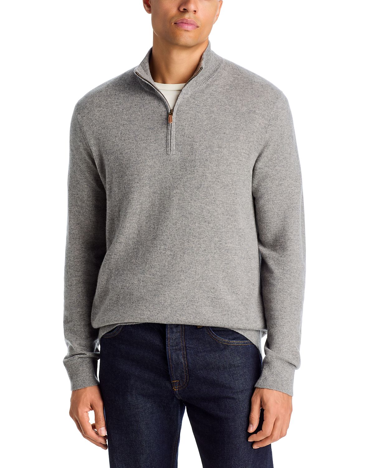 Polo Ralph Lauren Cashmere Stand Collar Zip Sweater