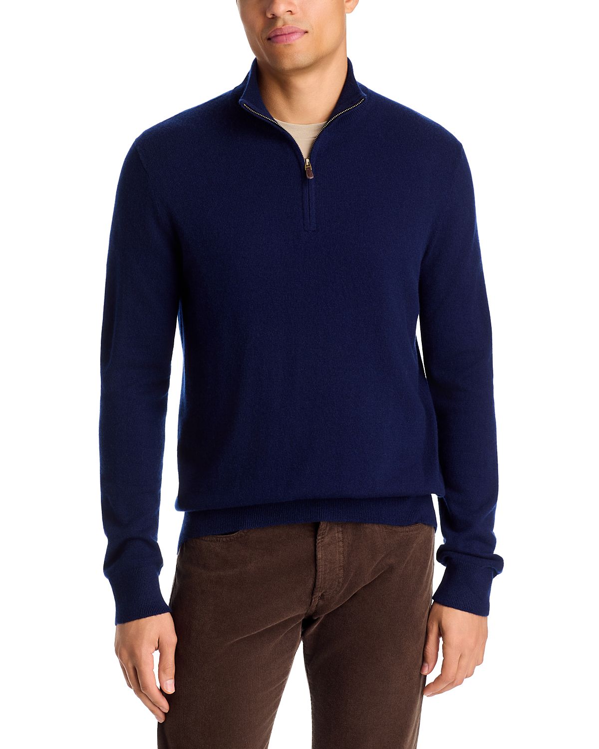 Polo Ralph Lauren Cashmere Stand Collar Zip Sweater
