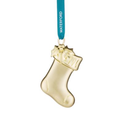 Golden Stocking Ornament