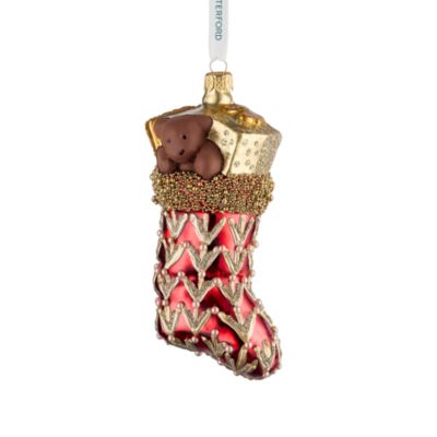 Holiday Heirlooms Red Filled Stocking Ornament