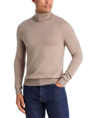 Filo Di Corallo Fine Gauge Merino Wool Turtleneck Sweater
