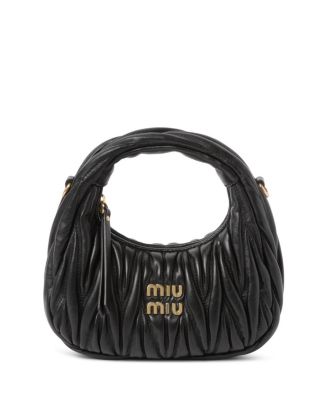  Wander Matelasse Nappa Leather Hobo Mini-Bag