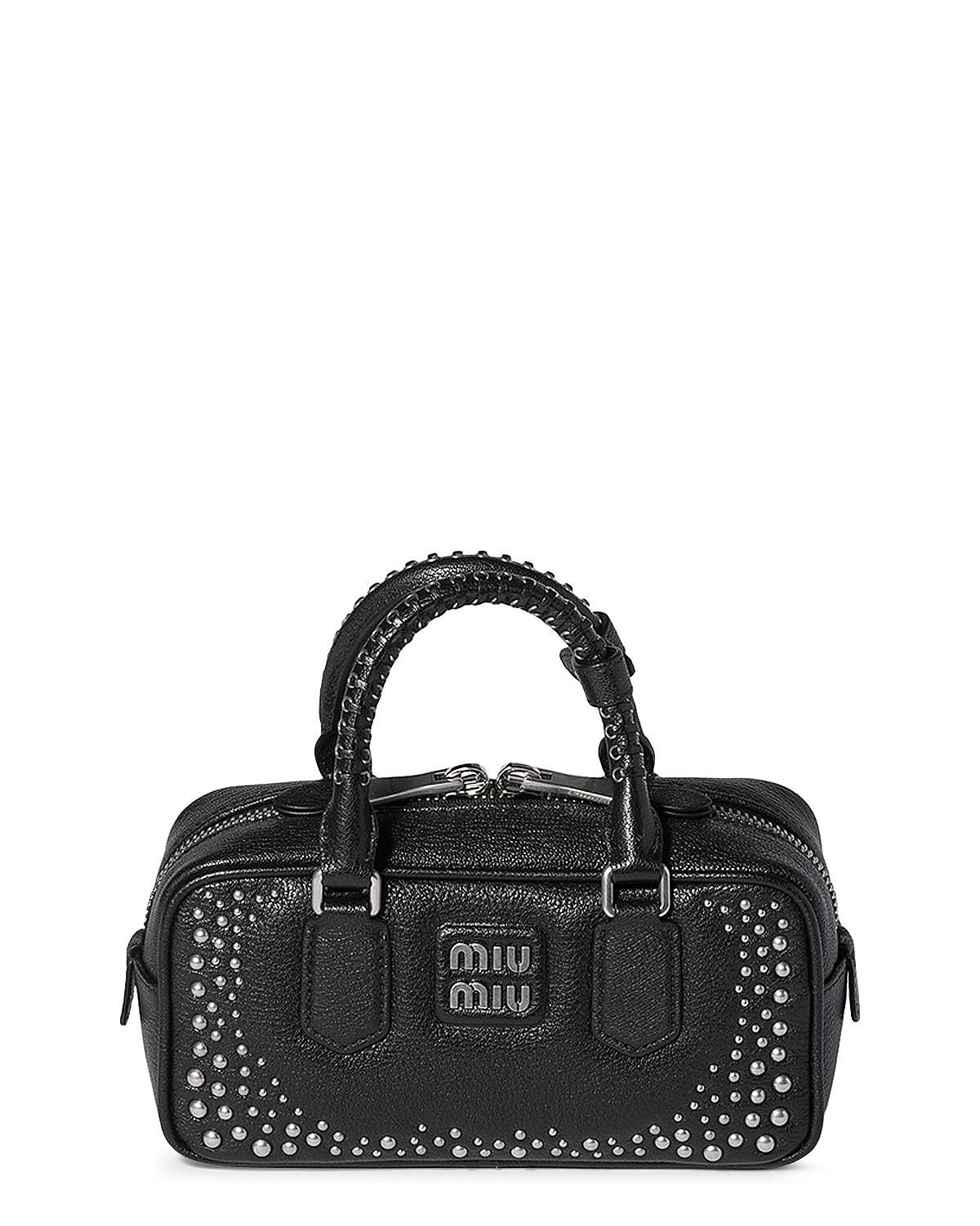 Miu Miu Arcadie Studded Leather Bag