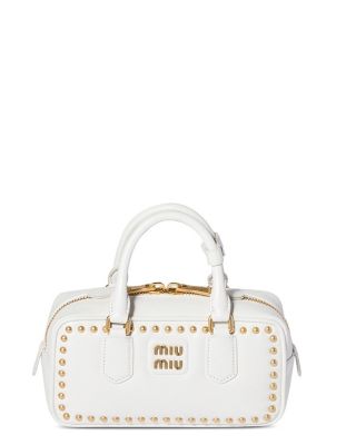 Miu Miu Arcadie Studded Leather Bag