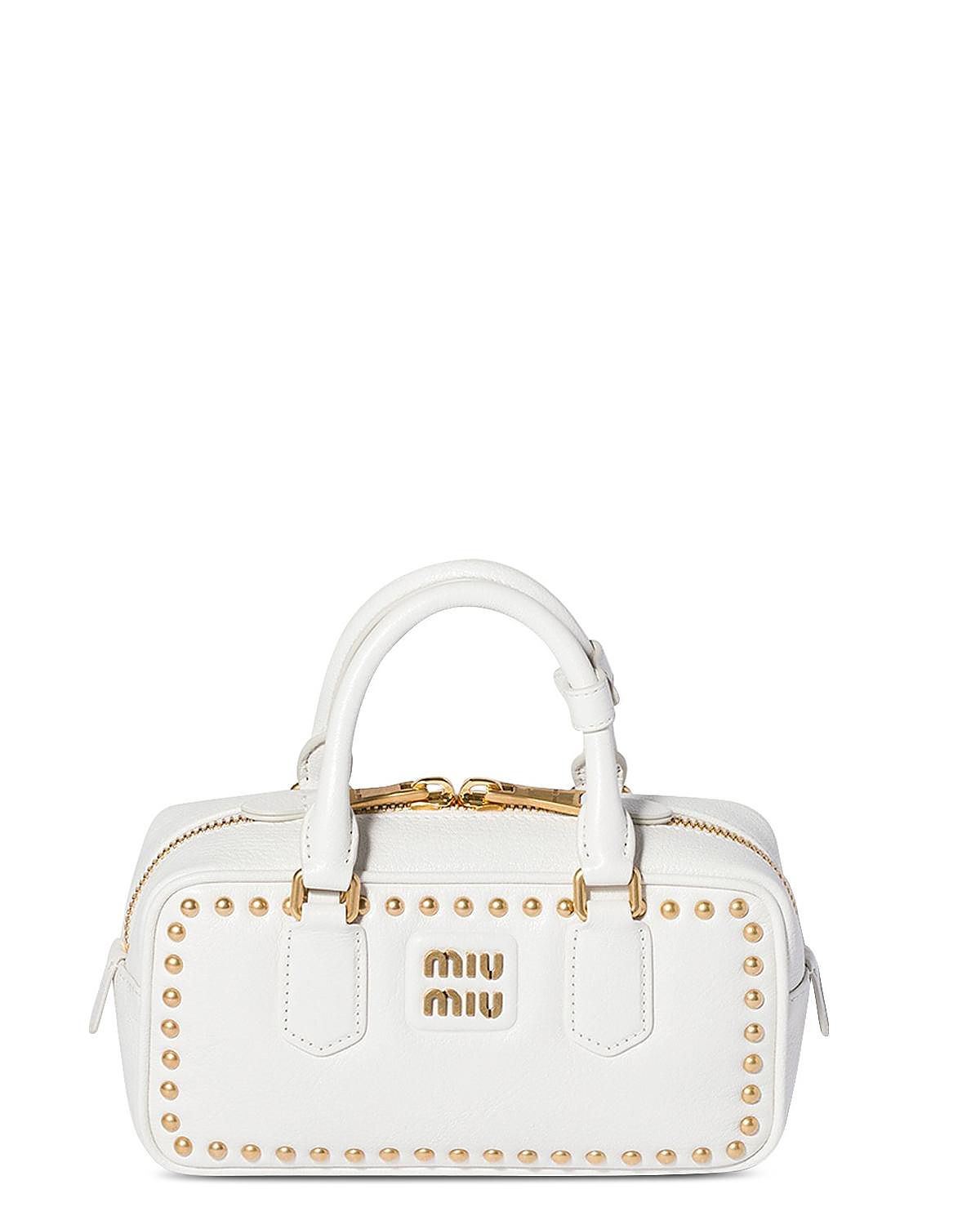 Miu Miu Arcadie Studded Leather Bag