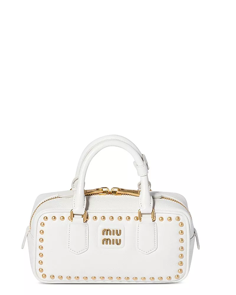 Miu Miu Arcadie Studded Leather Bag