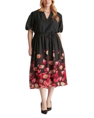 Leni Printed Midi Dress