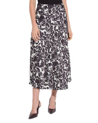 Evan Crystal Embellished Bias Skirt
