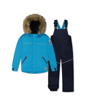  Boys' Discover Fleece Jacket Snow Pants Two Piece Snowsuit - Little Kid, Big Kid