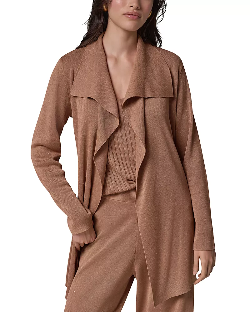 Donna Karan New York Long Sleeve Wrap Cardigan