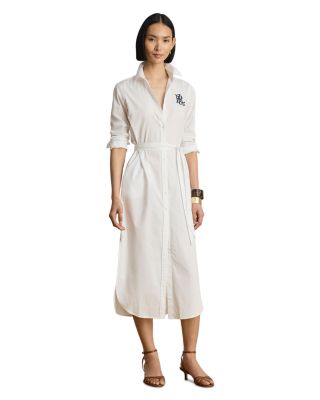 Cotton Broadcloth Shirtdress