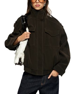 Serra Funnel Neck Bomber Jacket