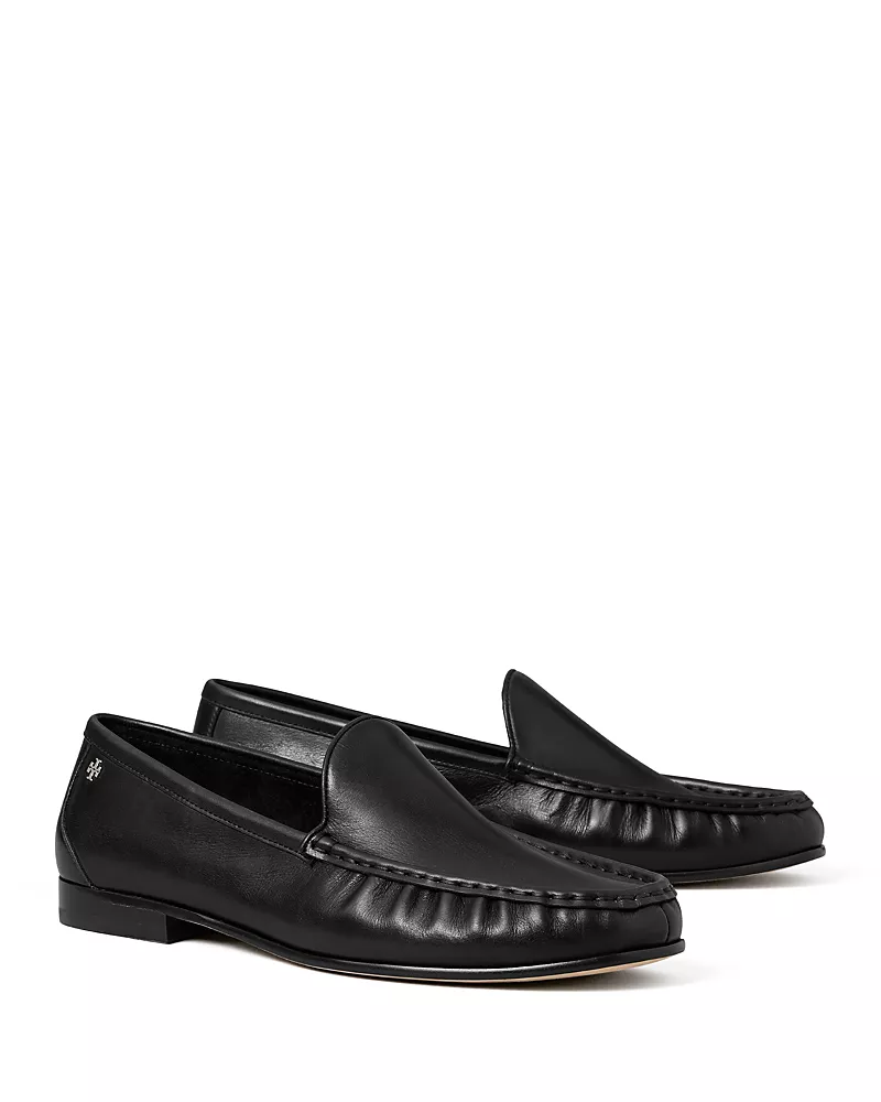 Tory Burch Women's Classic Ruched Leather Loafers
