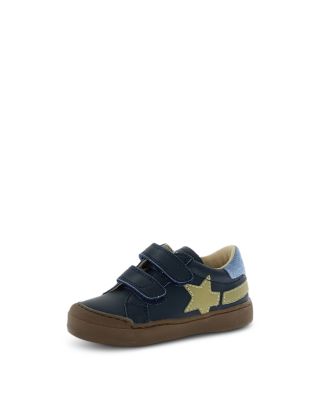 Boys' Singery Leather Star Sneakers – Toddler, Little Kid
