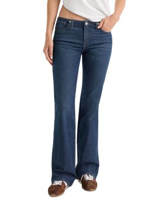 Ghost Waist Low Rise Bootcut Jeans in Indigo 1329
