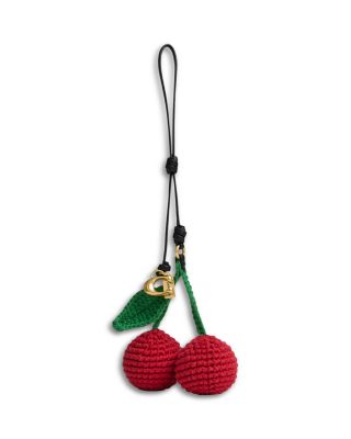Cherry Crochet Bag Charm