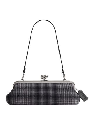 Kisslock Frame 30 Plaid Shoulder Bag