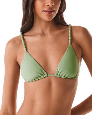 Beads Triangle Parallel Bikini Top