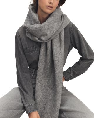 Wool & Cashmere Fringed Scarf