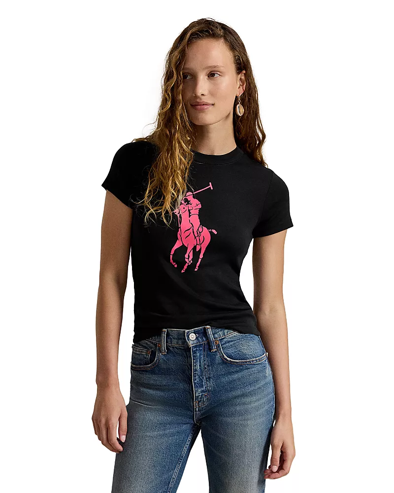 Lauren Ralph Lauren Pink Pony Crewneck Tee