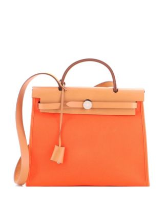 31 Herbag Zip Leather and Toile
