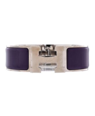 Wide Clic H Bracelet Enamel