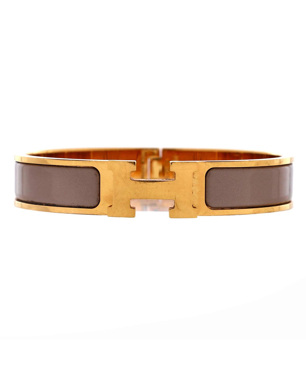Pre-Owned HERMES Narrow Clic H Bracelet