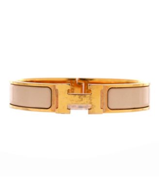 Narrow Clic H Bracelet Enamel