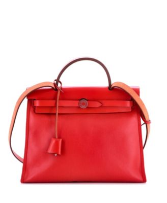 31 Herbag Zip Berline Vache Canvas and Leather