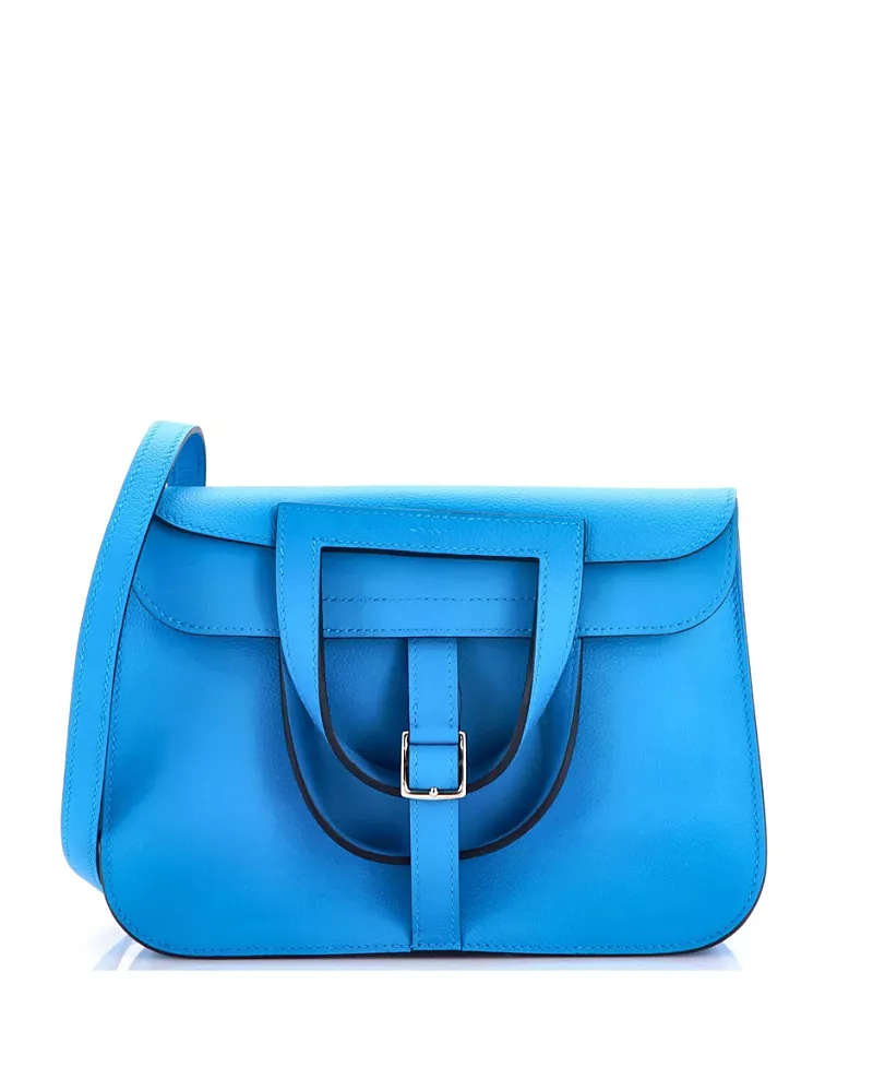 Pre-Owned HERMES 25 Halzan Bag Evercolor