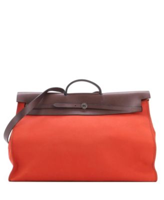 50 Herbag Zip Leather and Toile