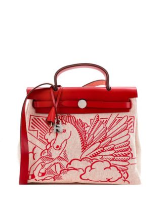 31 Herbag Zip Pegase Pop Toile and Leather