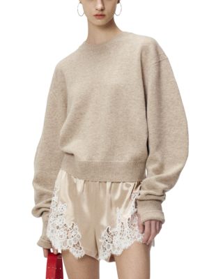 Wool & Cashmere Round Neck Sweater 