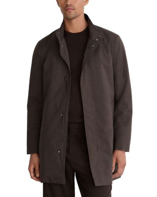Flaye Overcoat & Removable Stand Collar Gilet