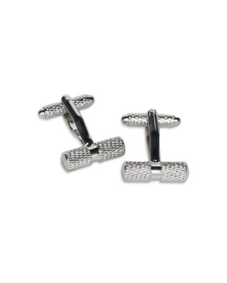 Brass Studded Bar Cufflinks