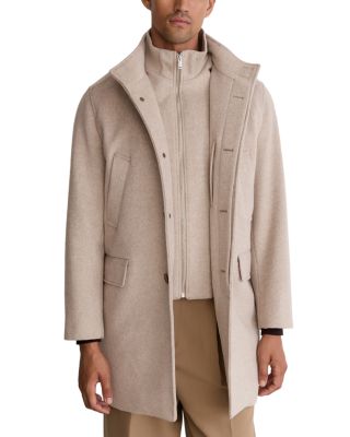 Fossil Funnel Neck Gilet Insert Coat