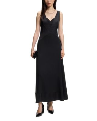 Depalma V Neck Maxi Slip Dress
