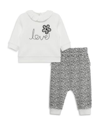 Girls' Geo Love Velour Set - Baby