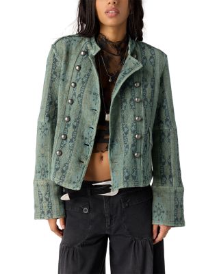 Lotty Cotton Blend Jacquard Jacket