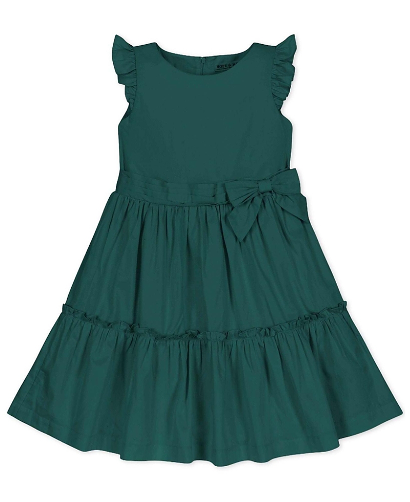 Hope & Henry Girls' Organic Tiered Party Dress - Little Kid, Big Kid