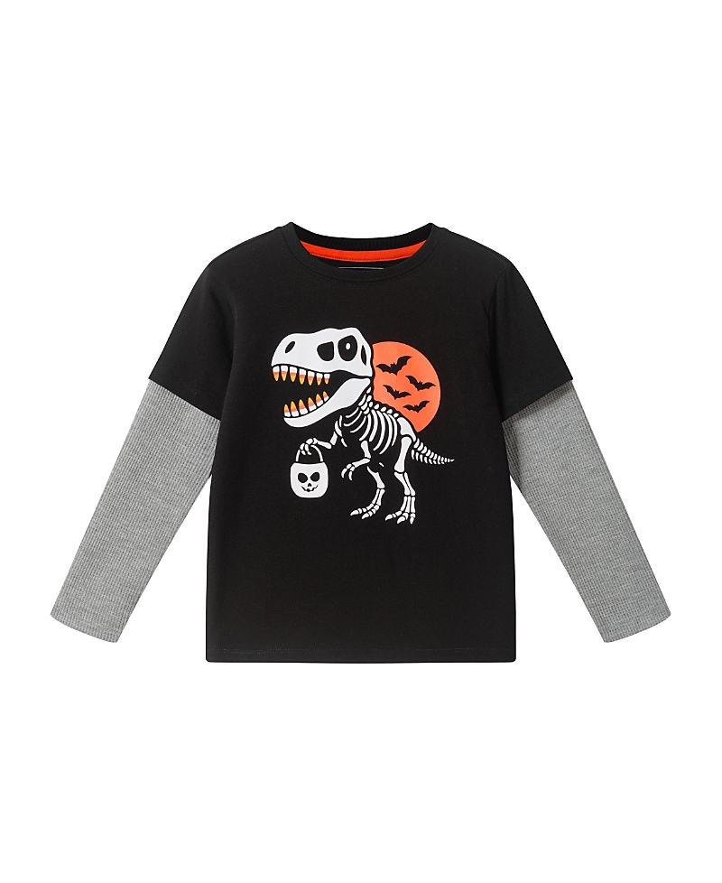 Andy & Evan Boys' Halloween Twofer Tee - Little Kid In Black