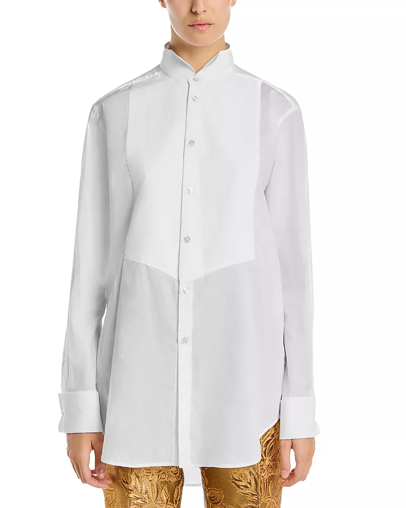 Etro Cotton Button Front Shirt
